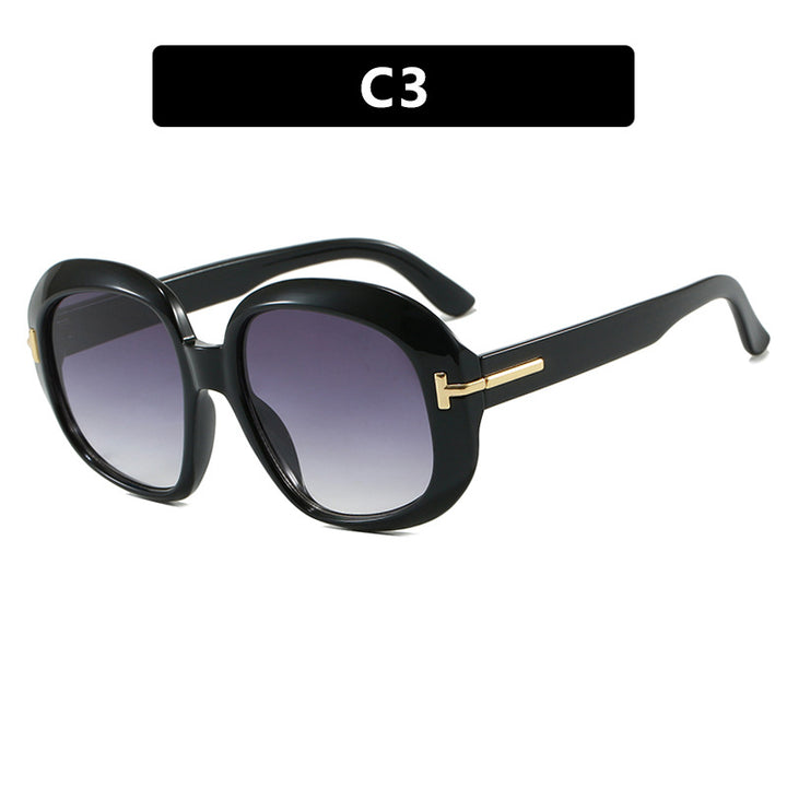 Damen oversized Sonnenbrille mit eleganter Rahmenstruktur und UV-Schutz Karnz