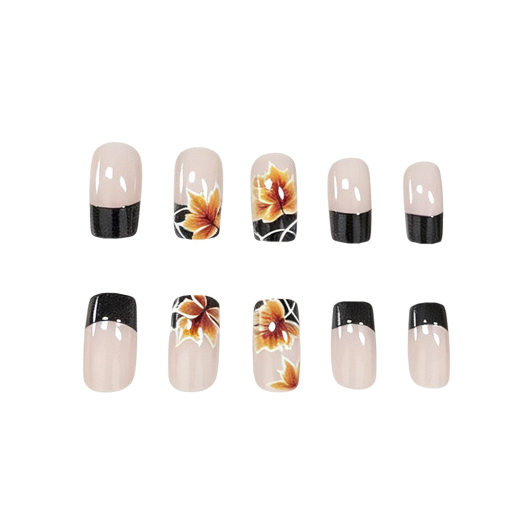 Herbst-Themen Blumen Nagelkunst Karnz