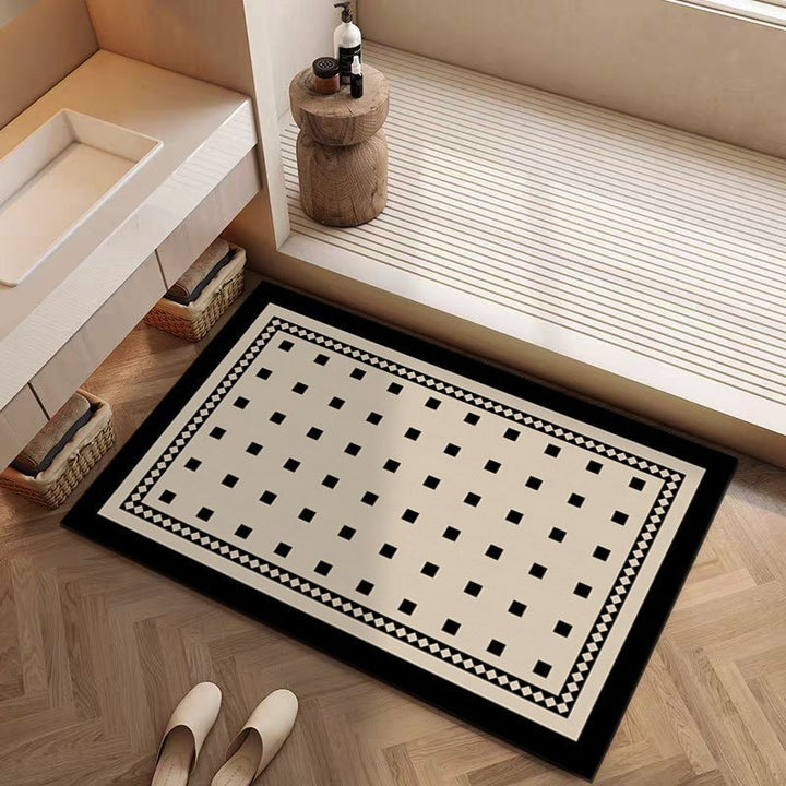 Modern geometrischer Bereichsteppich