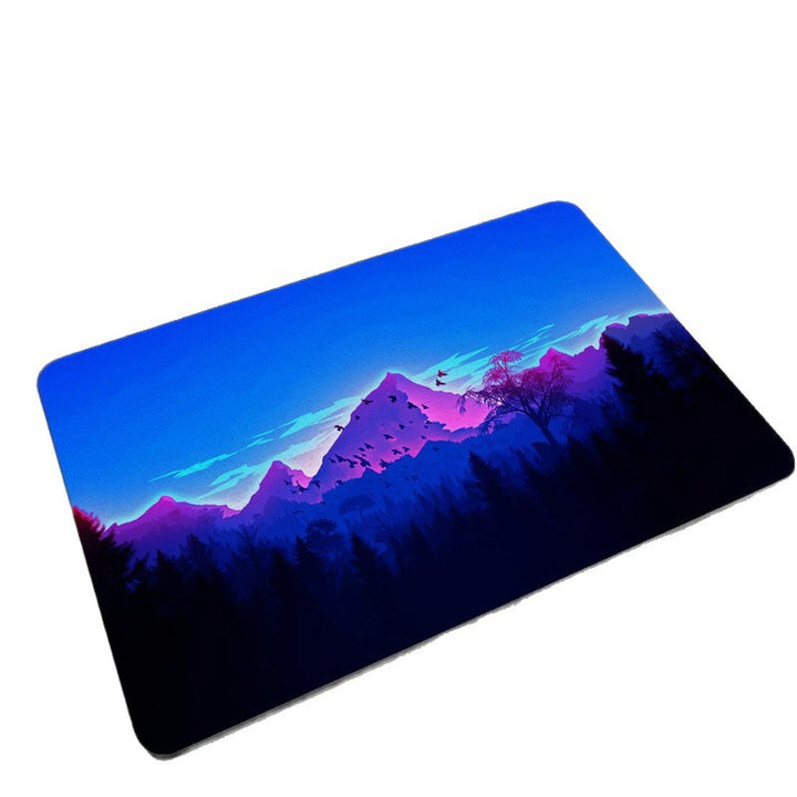 Szenische Berglandschaft Badmatte Karnz