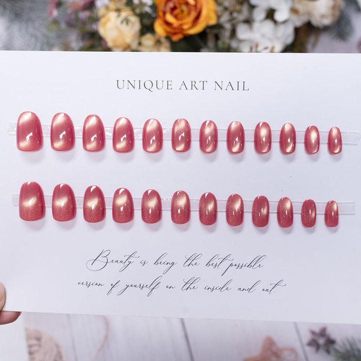 Stylische Ombre Glitter Press-On Nägel