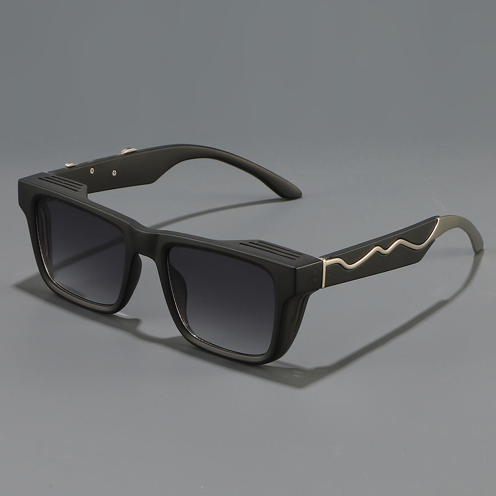 Damen modische Sonnenbrille im markanten, kantigen Design Karnz