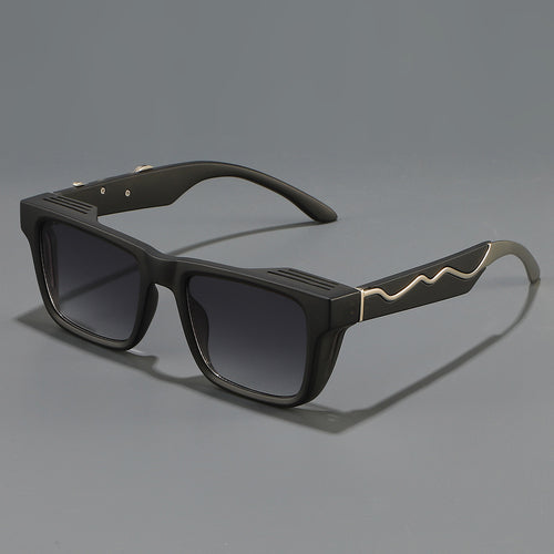 Damen modische Sonnenbrille im markanten, kantigen Design Karnz