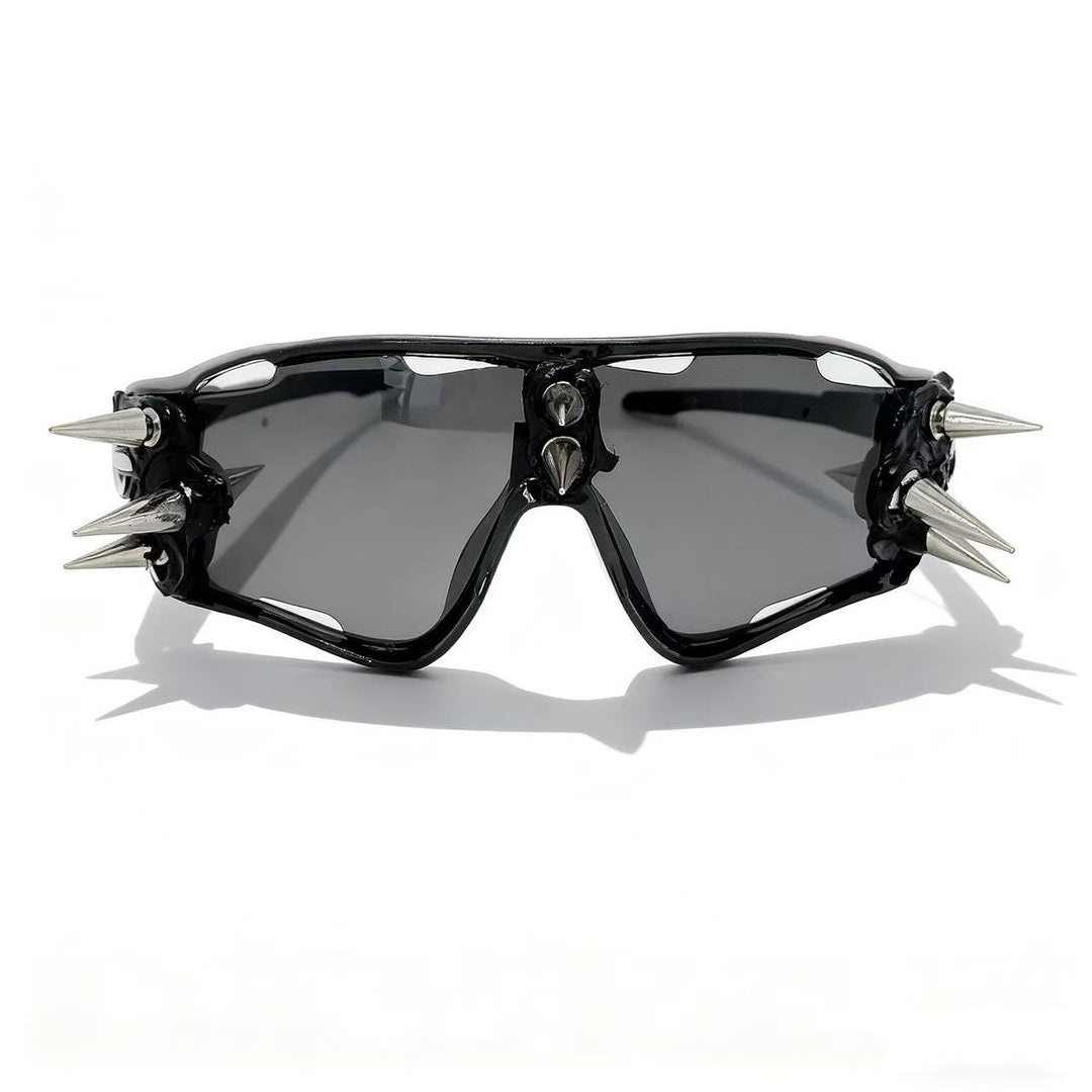 Damen edgy Sportsonnenbrille mit spitzen Akzenten Karnz