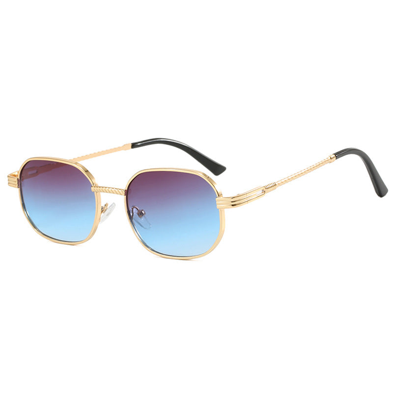 Damen quadratische Sonnenbrille mit Gradienteneffekt Karnz