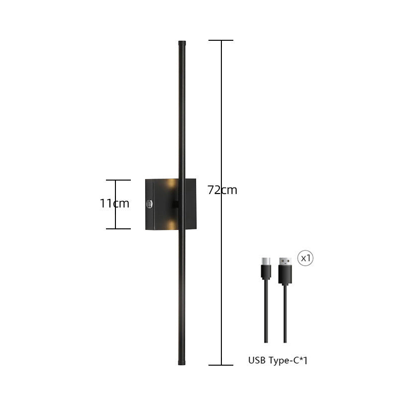 Minimalistische LED-Wandlampe