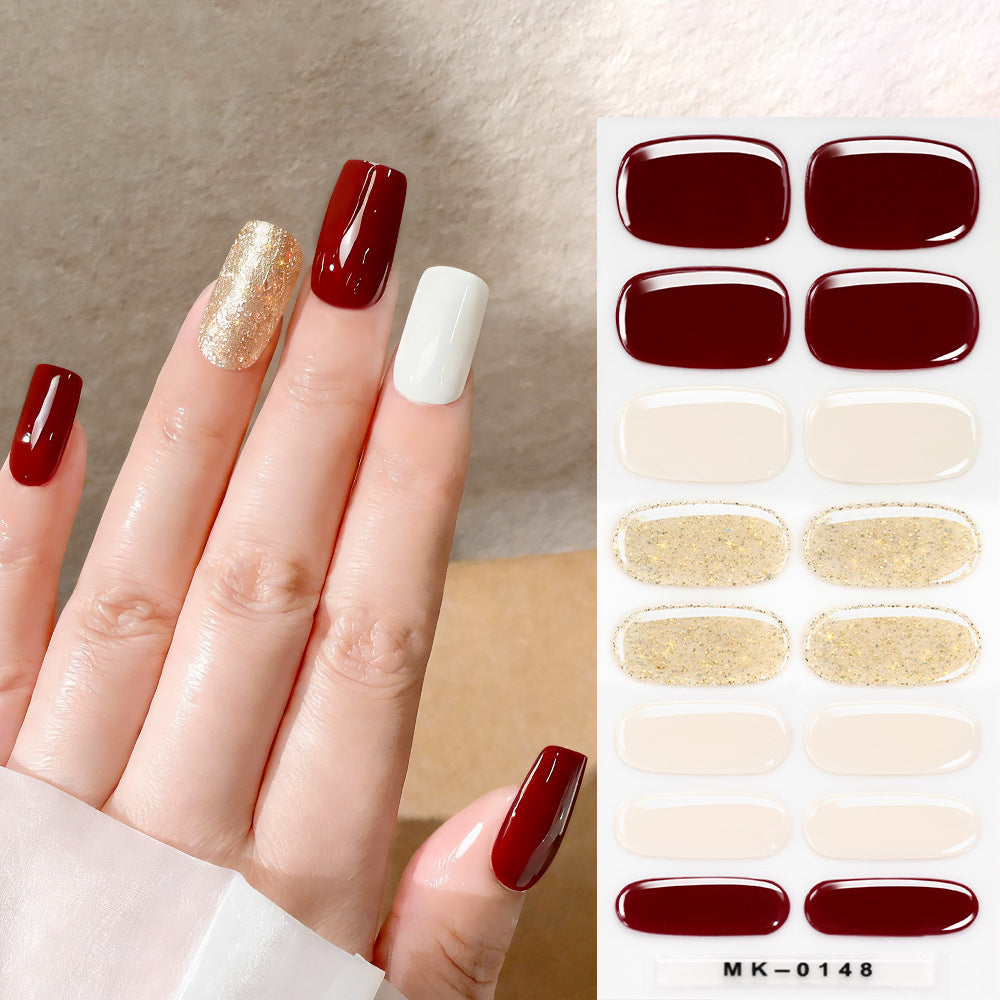 Premium Glänzende Gel-Nagelspitzen Set
