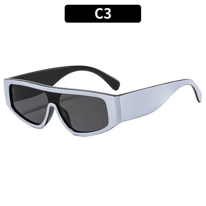 Futuristische Architektur Schild Sonnenbrille