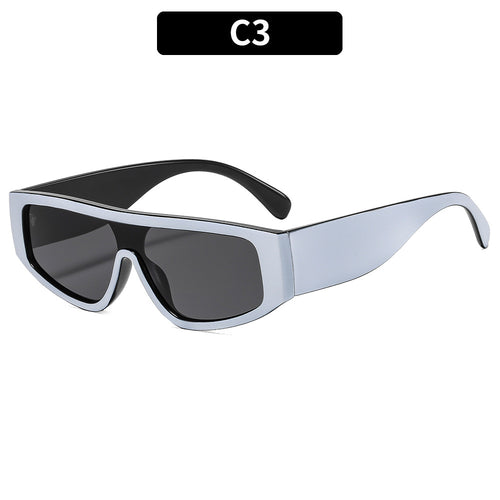 Futuristische Architektur Schild Sonnenbrille