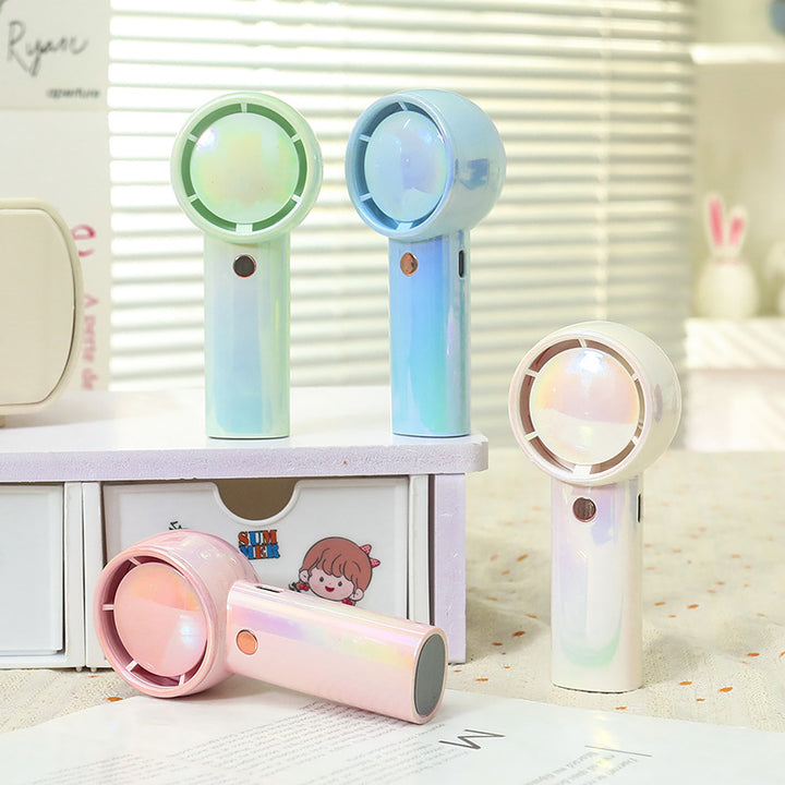 Damen Tragbarer Mini-Handventilator mit USB-Ladefunktion und flexiblem Design Karnz