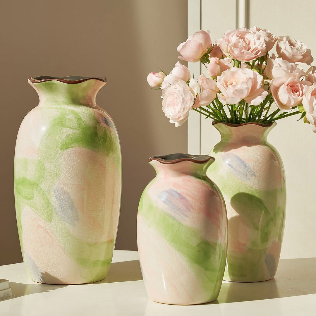 Künstlerische Keramik-Blumenvase