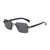 Damen modische Sonnenbrille mit quadratischem Rahmen und gradienten Gläsern Karnz
