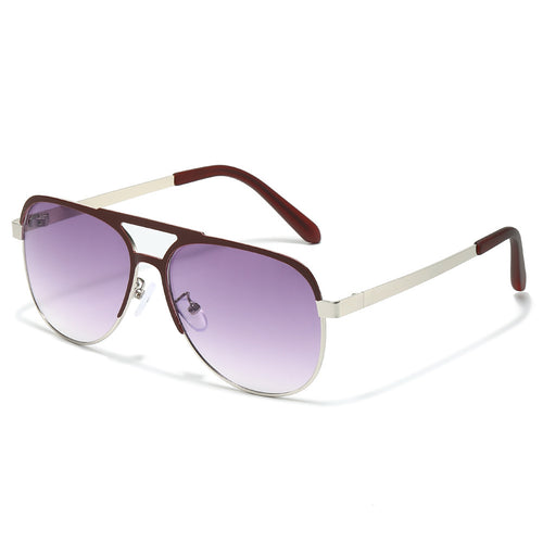 Luxuriöse Metallrahmen Aviator Sonnenbrille Karnz