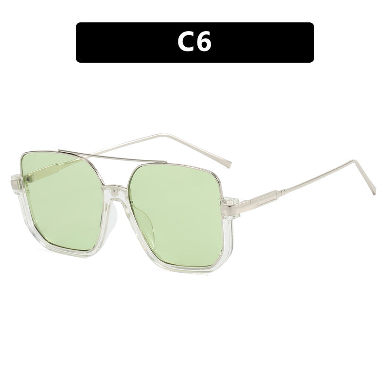 Damen oversized Sonnenbrille mit trendigem quadratischen Rahmen und schützendem UV-Filter Karnz