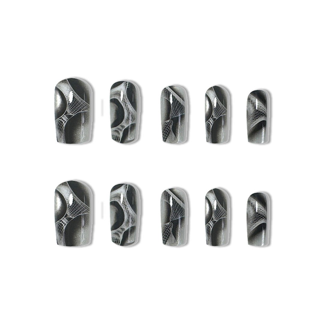 Künstlerisches Gel-Nagelkunst-Design Karnz