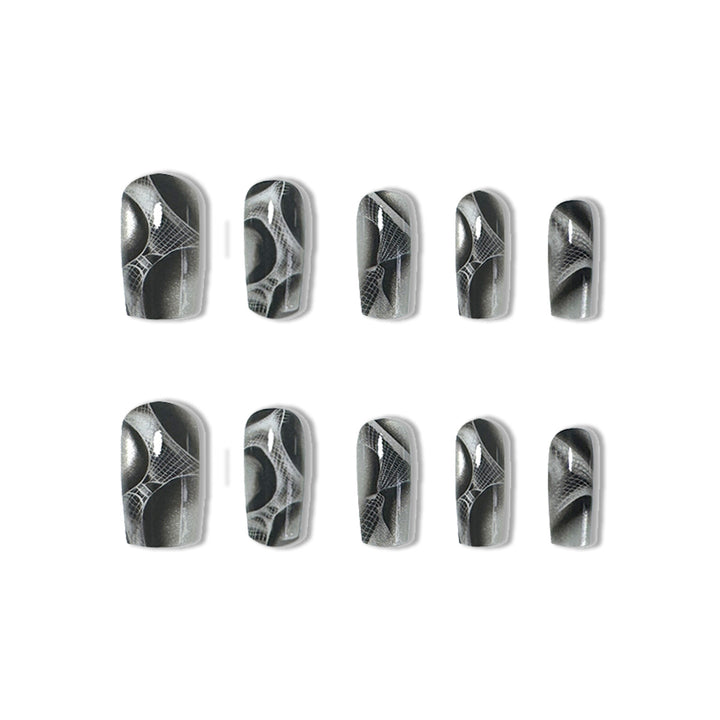 Künstlerisches Gel-Nagelkunst-Design Karnz