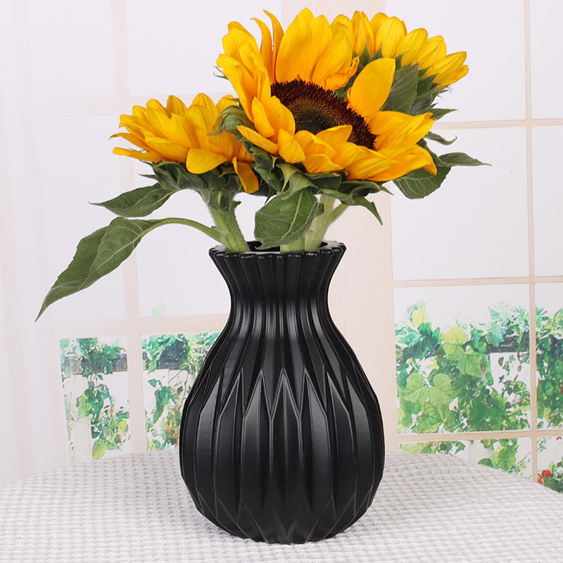 Künstlerische strukturierte Blumenvase Karnz