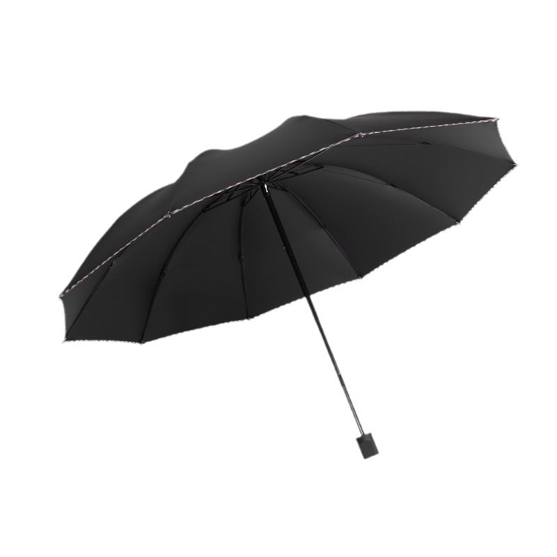 Damen Ultraleichter Falt-Regenschirm mit robustem Rahmen Karnz