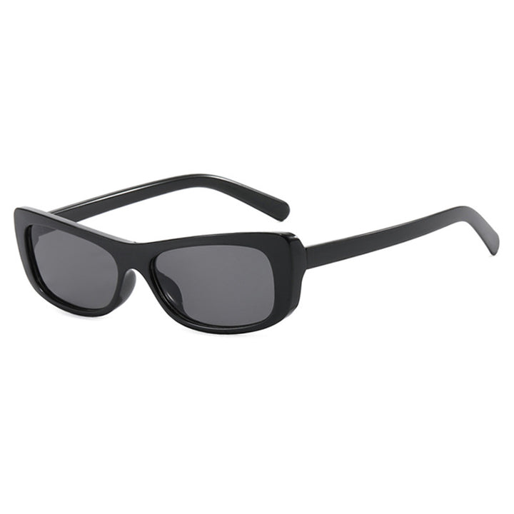 Damen Trendige rechteckige Sonnenbrille Karnz