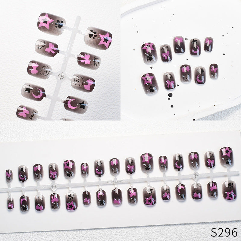 Niedliches Tier-Themen Press-On Nagelset Karnz