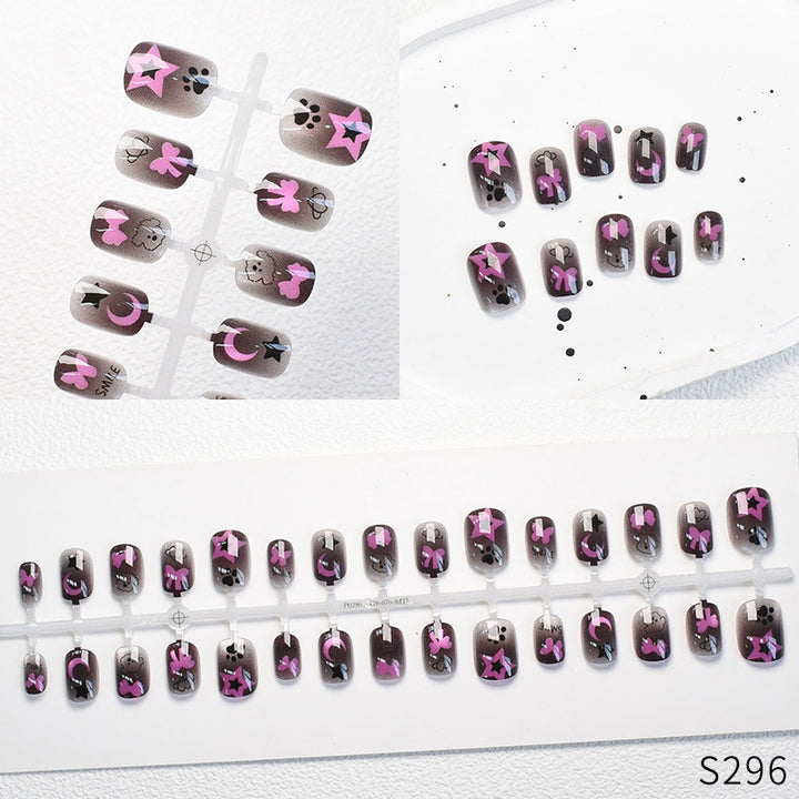 Niedliches Tier-Themen Press-On Nagelset Karnz