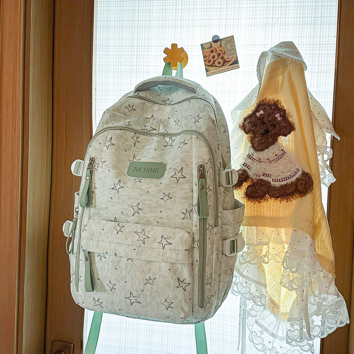 Stylischer Star-Emblazoned Alltagsrucksack Karnz