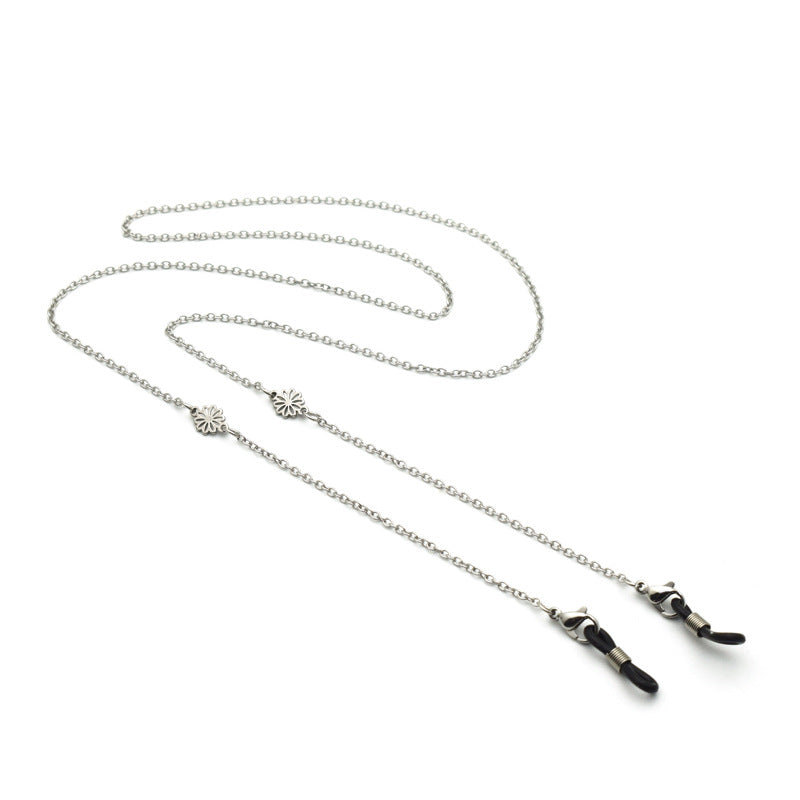 Stylischer geometrischer Ketten-Brillenhalter Karnz