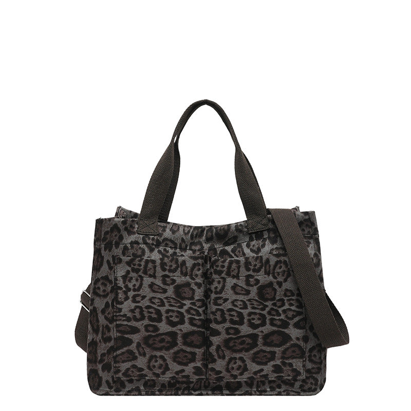 WoChic Leopardenmuster Utility Tragetasche Karnz