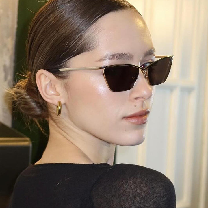 Damen Sonnenbrille im avantgardistischen Katzenaugen-Design Karnz