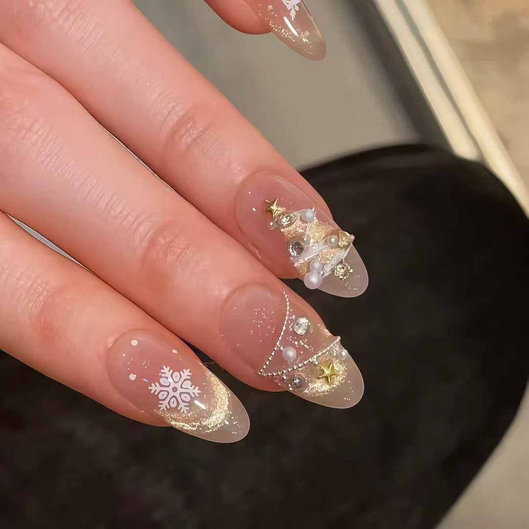 Glamouröse Dekorative Druck-Nagelkunst