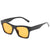 Damen modische Sonnenbrille im eleganten Quadratdesign Karnz