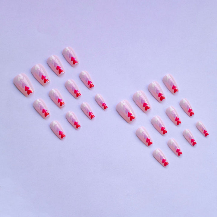Herz-Design Press-On Nail Set Karnz