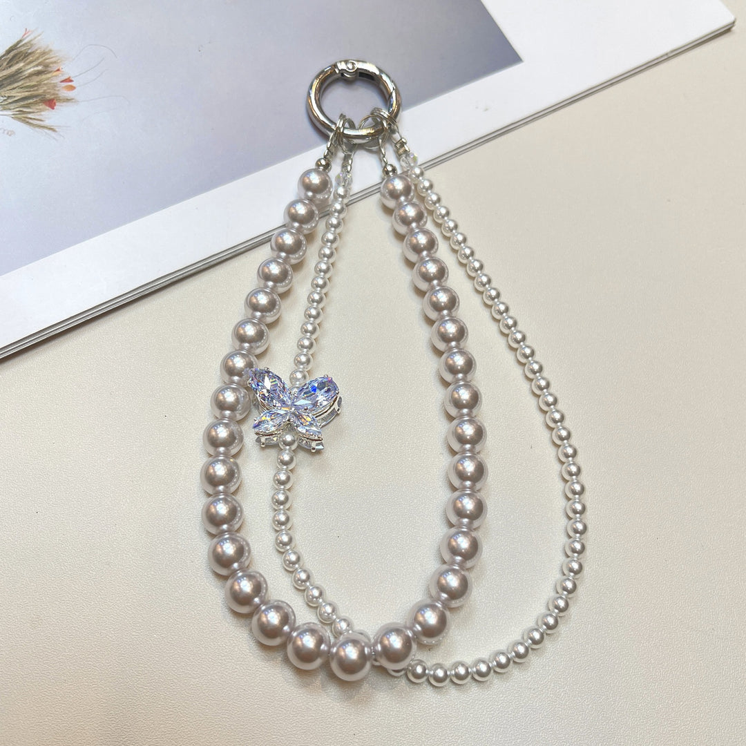 Eleganter Perlenbesetzter Brillenkettenhalter Karnz