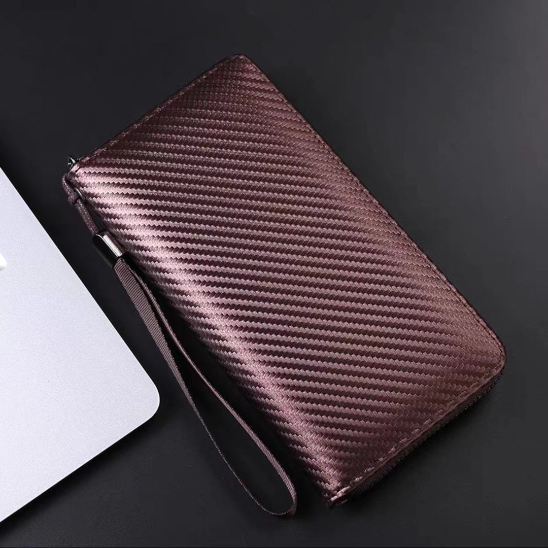 RFID-blockierende Leder-Brieftasche Karnz
