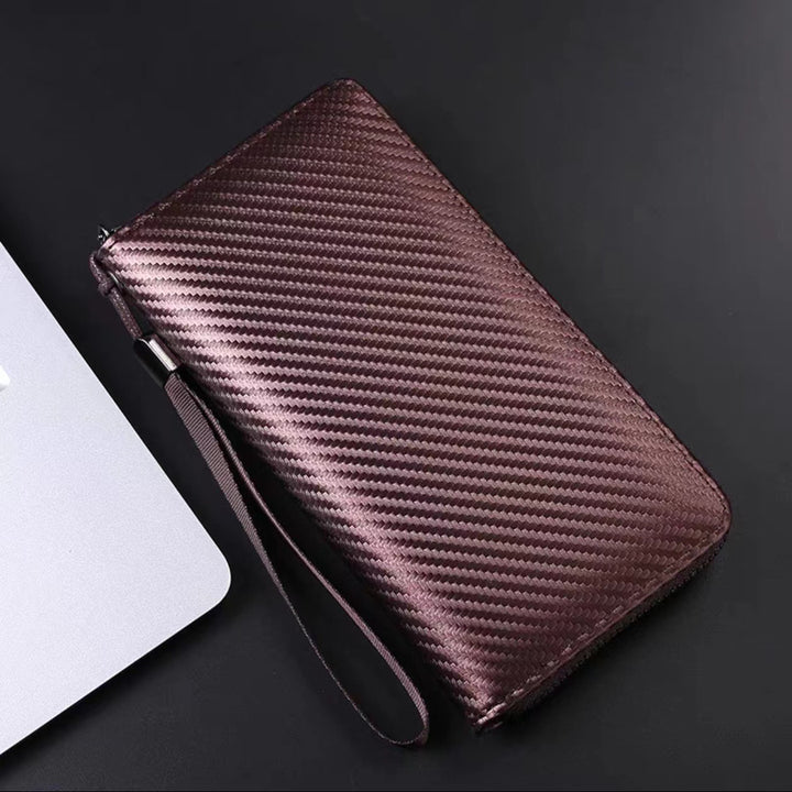 RFID-blockierende Leder-Brieftasche Karnz