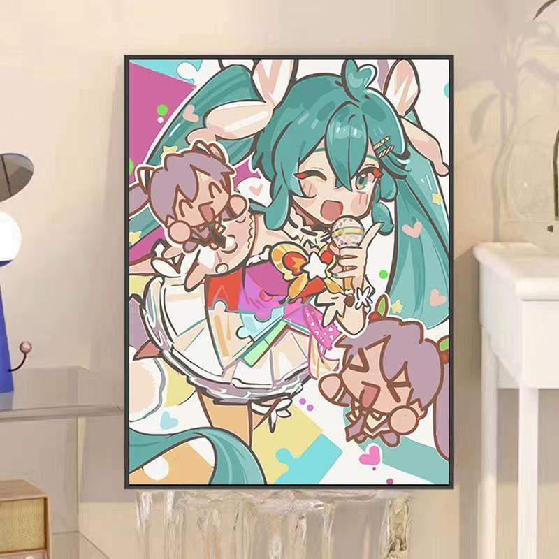 Anime-inspirierte dekorative Wandkunst Karnz