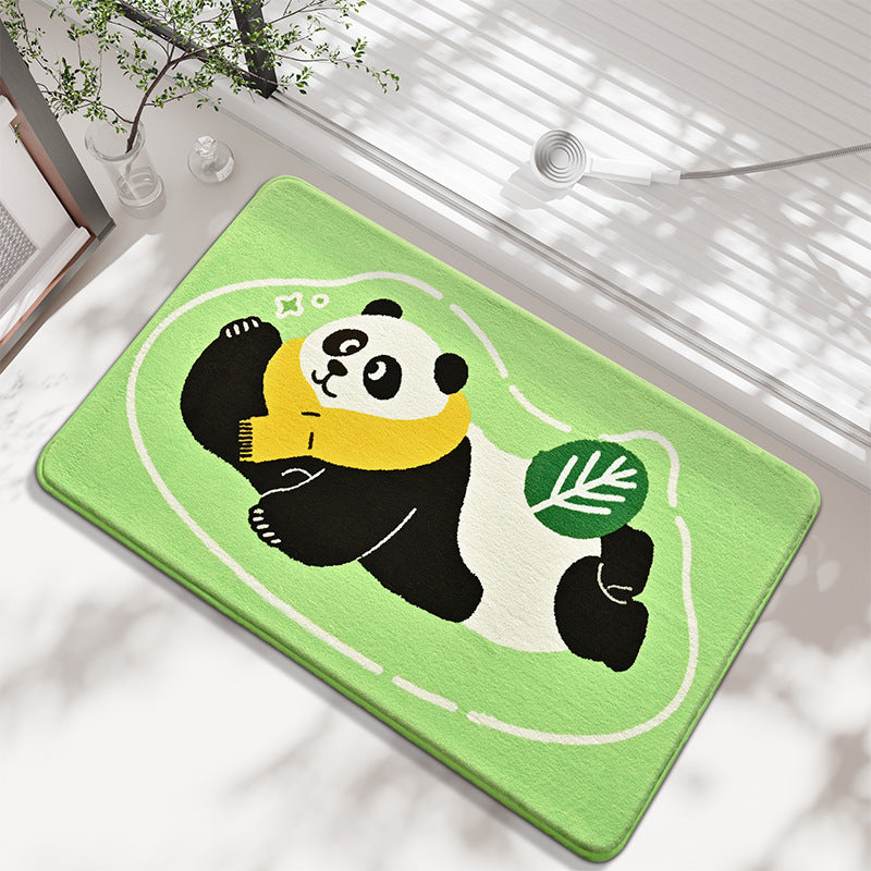 Cartoon Panda Badematte Karnz