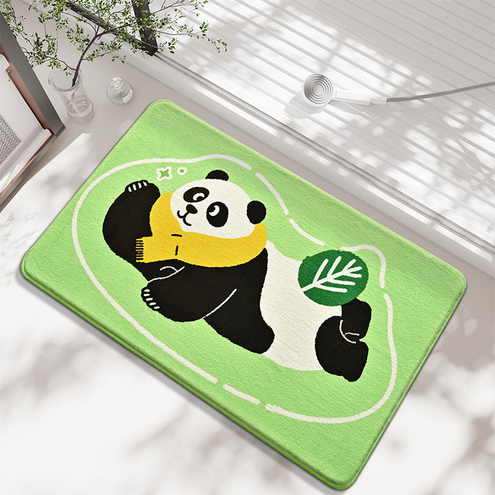 Cartoon Panda Badematte Karnz