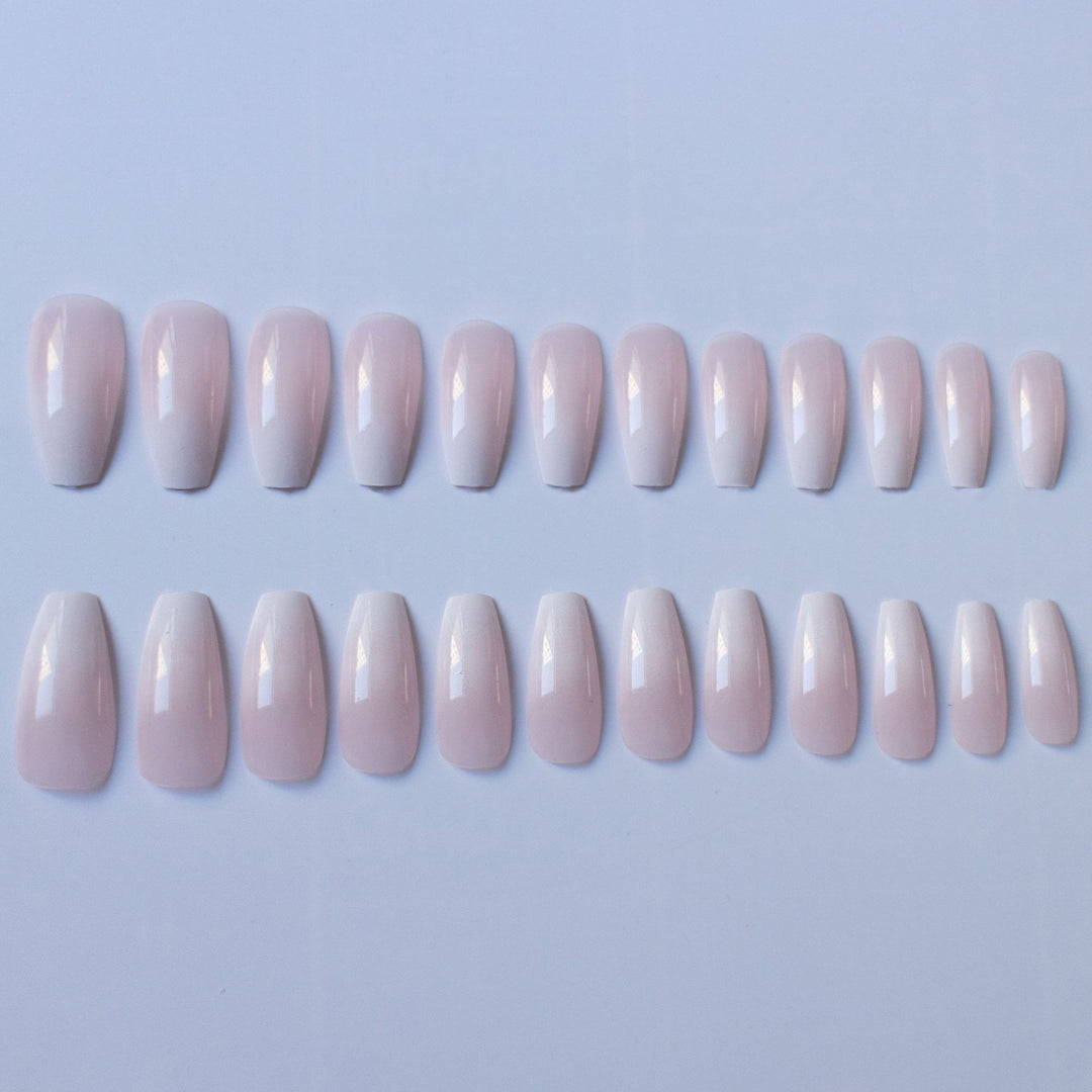 Elegante Faux-Mandel-Form Druck-Nägel