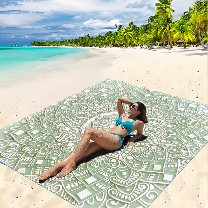 Mandala Design Strandmatte Karnz