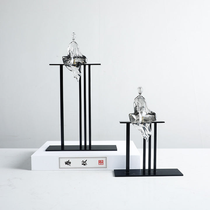 Zeitgenössische abstrakte figurative Skulptur