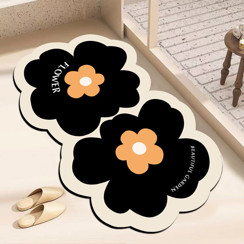 Dekorative blumenförmige Fußmatte Karnz