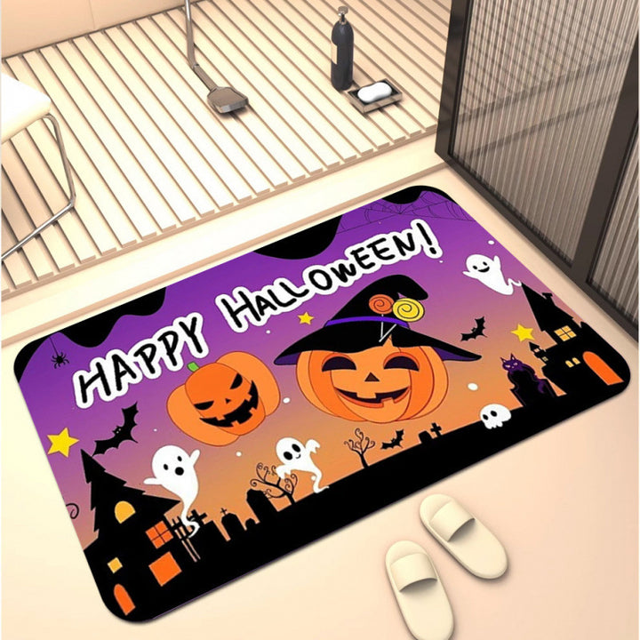 Halloween-Themen Dekorativer Badezimmerteppich