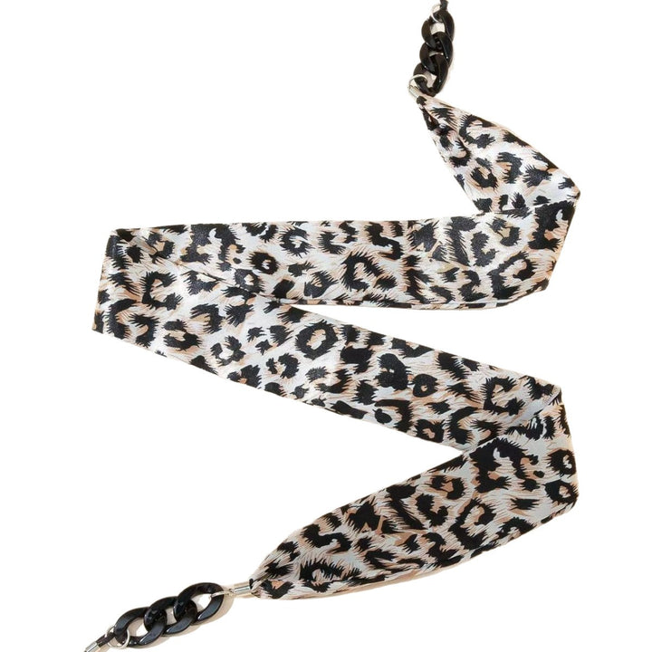Chic Tierdruck Brillen Kette Karnz
