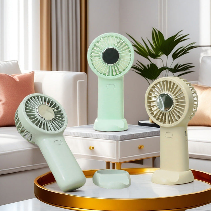 Unisex Tragbarer Tischventilator mit USB-Anschluss und mehreren Geschwindigkeitsstufen Karnz