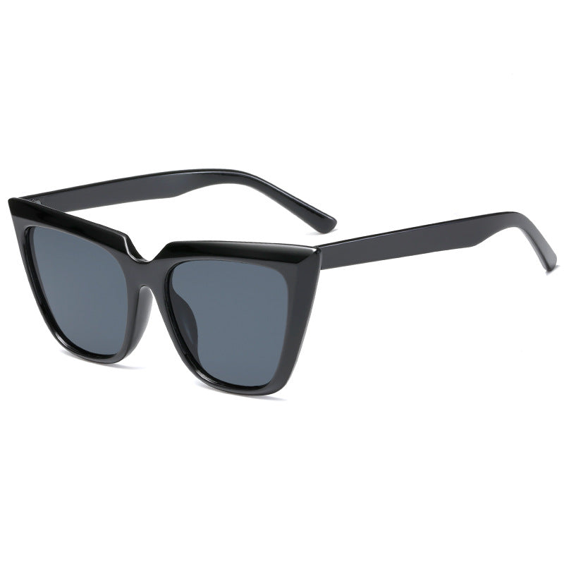 Damen Geometrische Oversized-Sonnenbrille Karnz