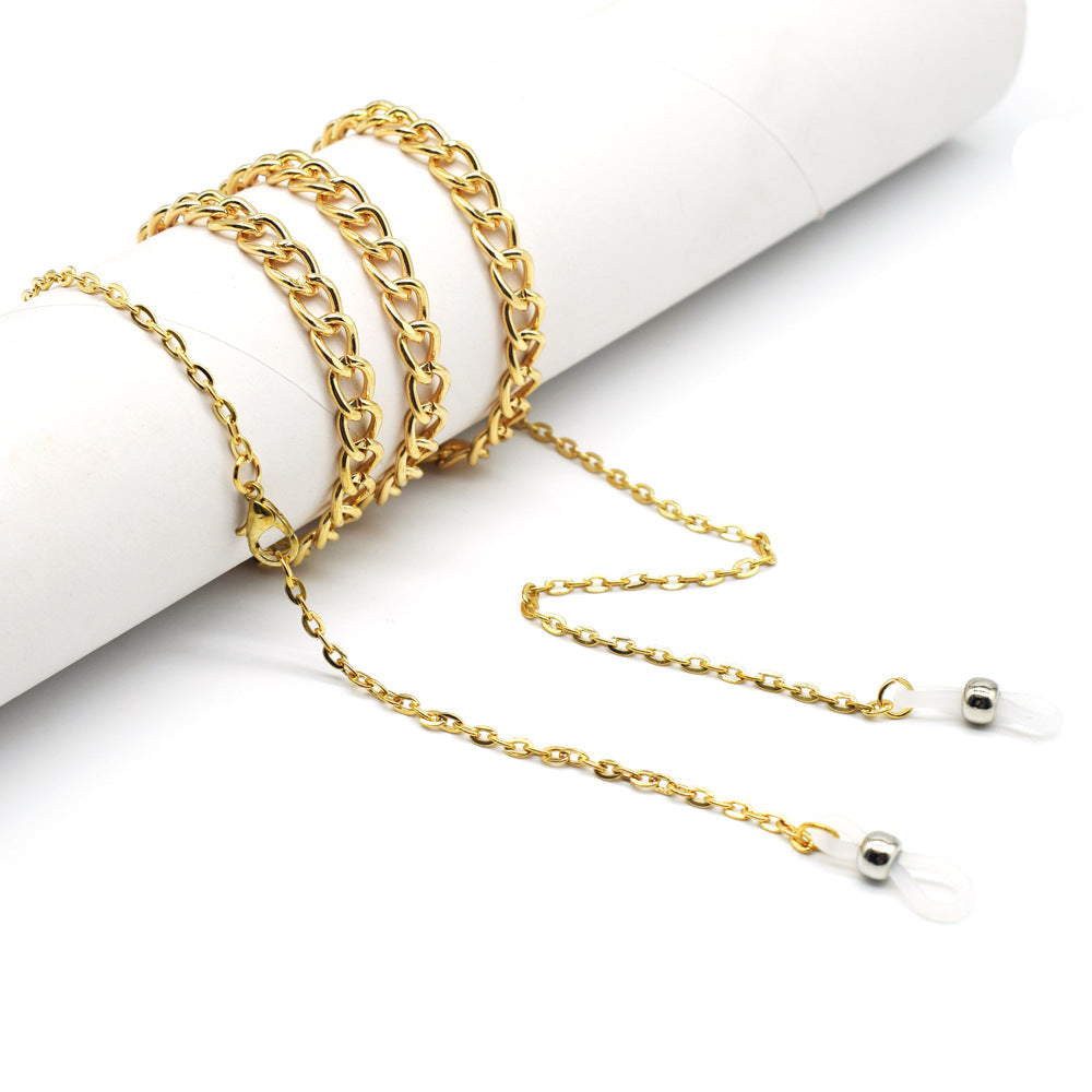Edelstahl Link Brillen Kette Karnz