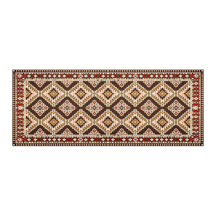 Vintage-inspirierter geometrischer Teppich Karnz