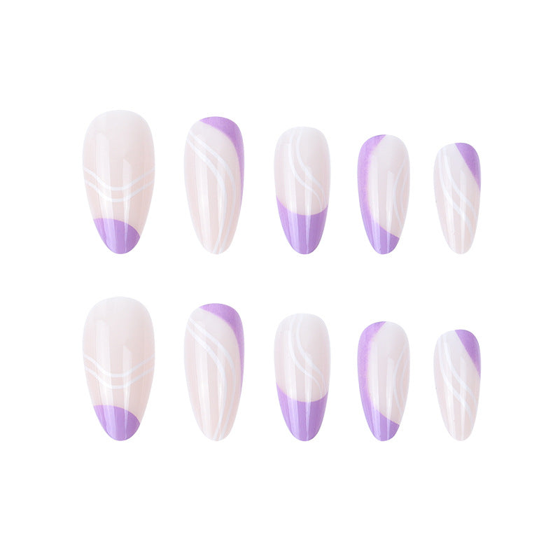 Künstlerische Lange Stiletto Nagelverlängerungen Karnz