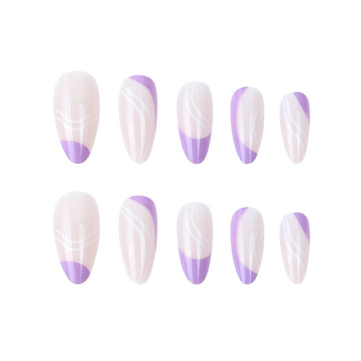 Künstlerische Lange Stiletto Nagelverlängerungen Karnz